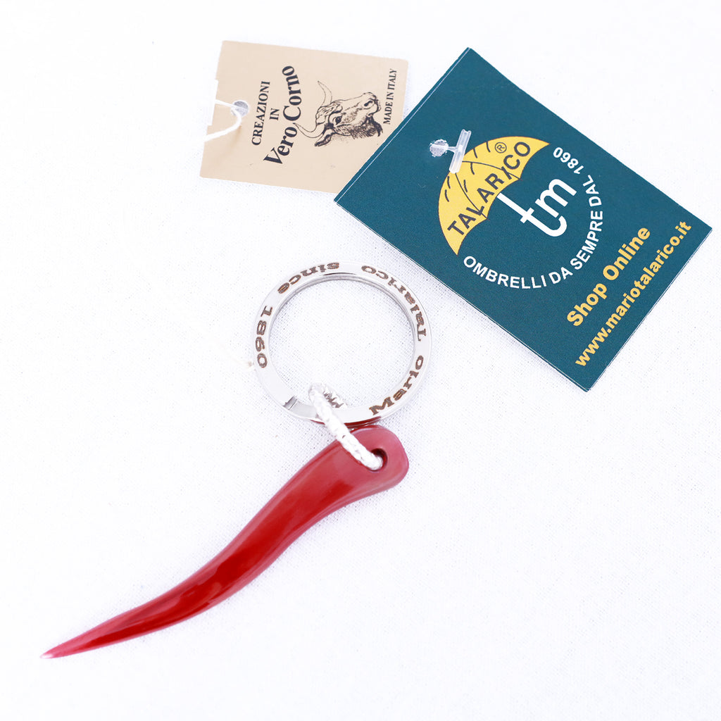 Portachiavi Napoletano - Red/Nickel