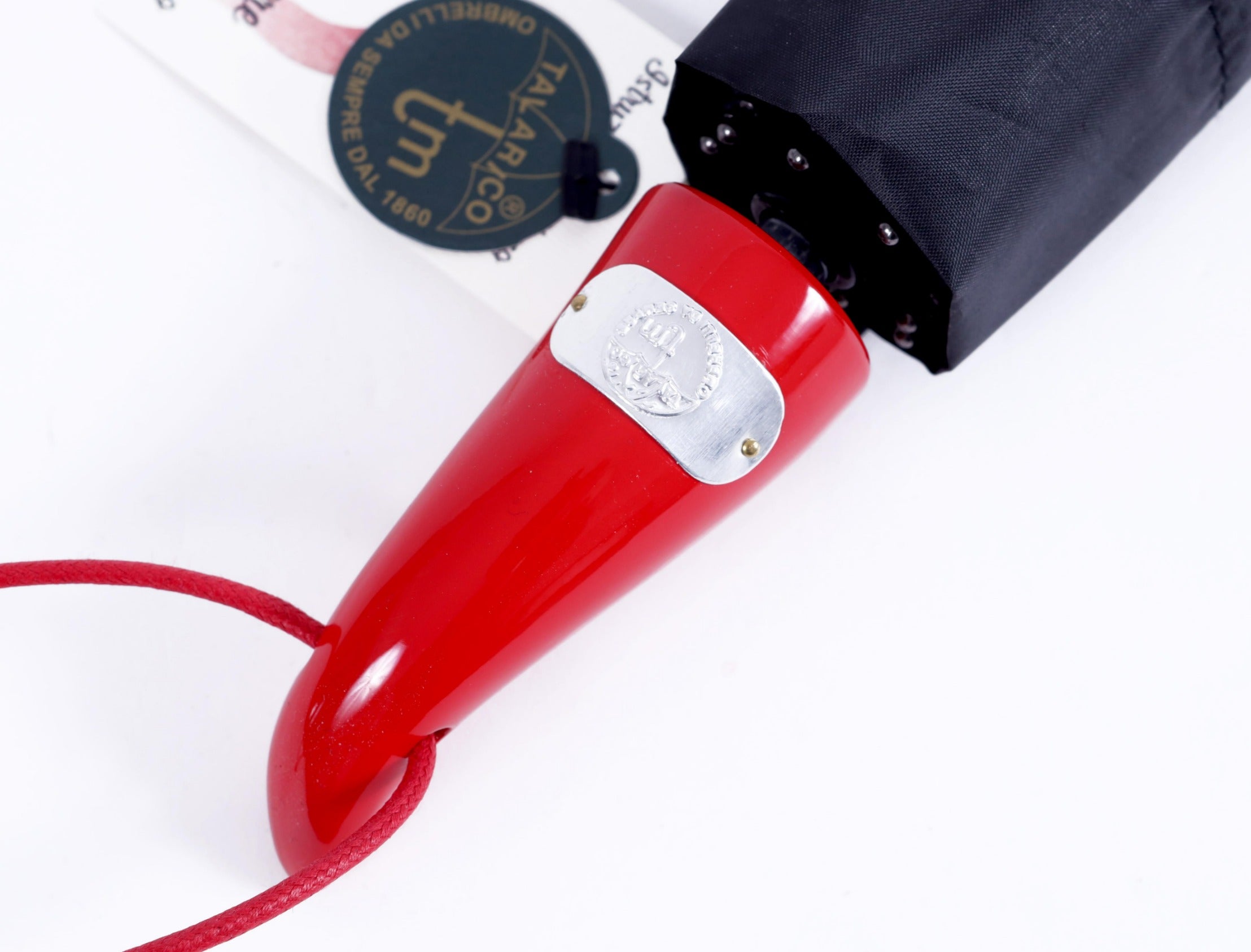 Cornetto rosso porta fortuna - Black