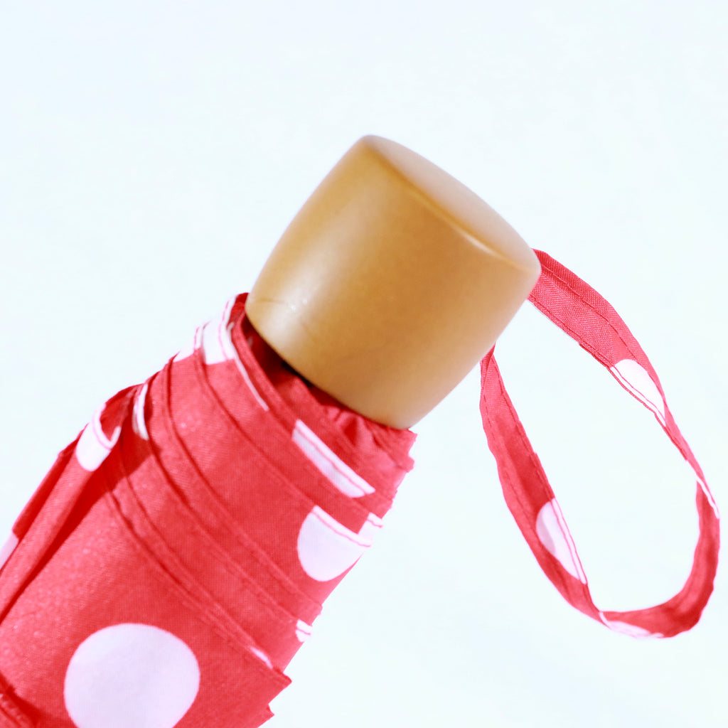 Pieghevole - Rosso pois bianchi