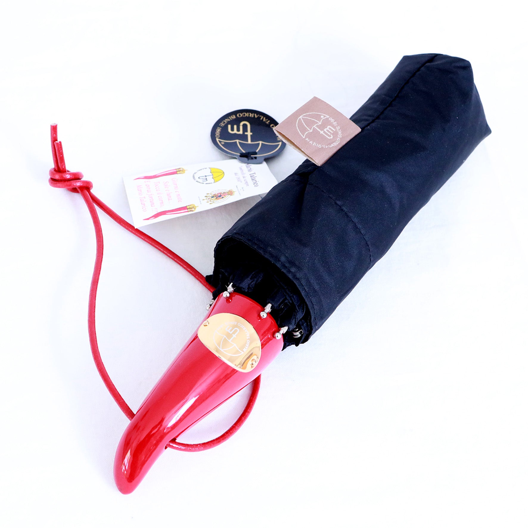 Micro cornetto rosso - Black