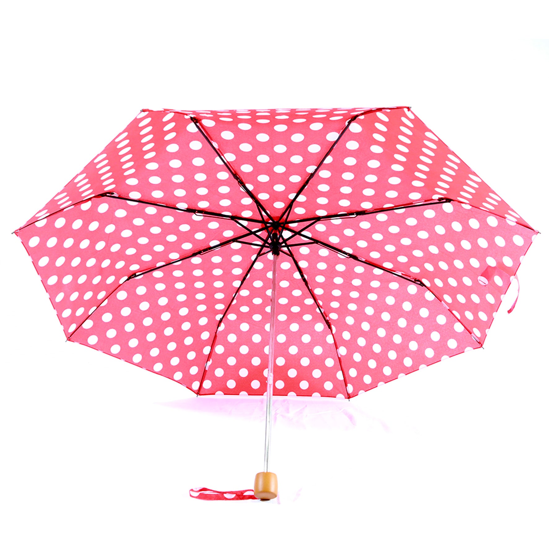 Pieghevole - Rosso pois bianchi