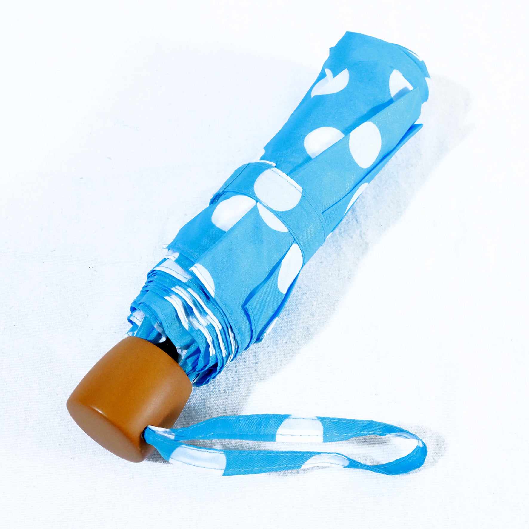 Pieghevole - Azzurro pois bianchi