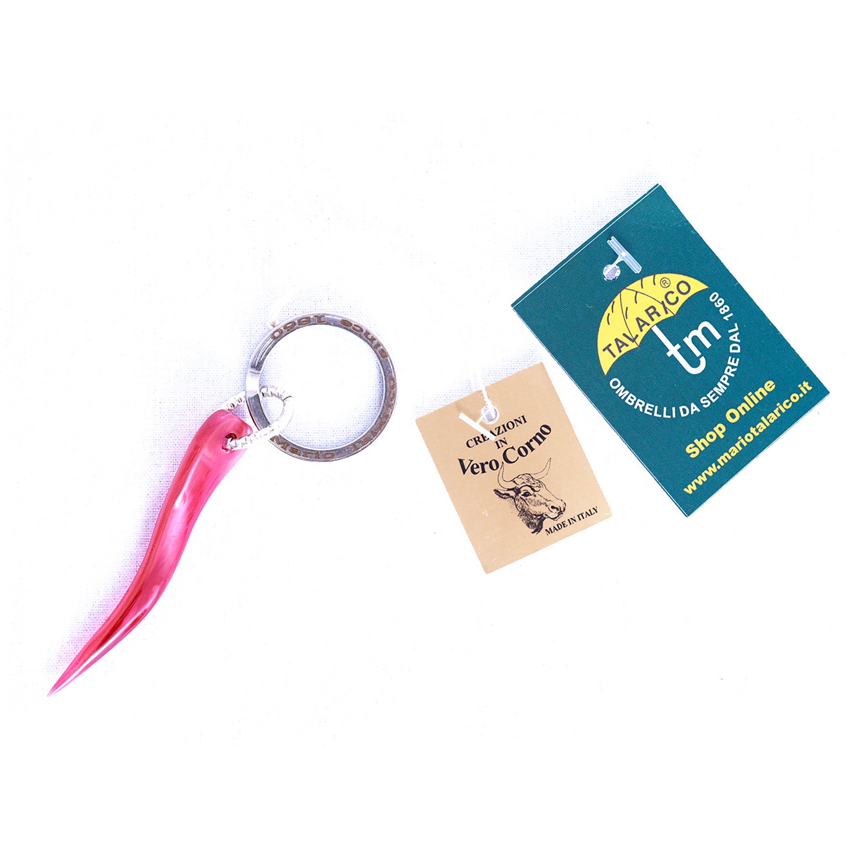 Portachiavi Napoletano - Red/Nickel