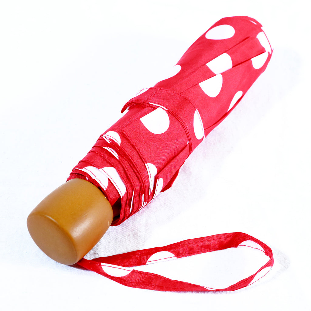 Pieghevole - Rosso pois bianchi