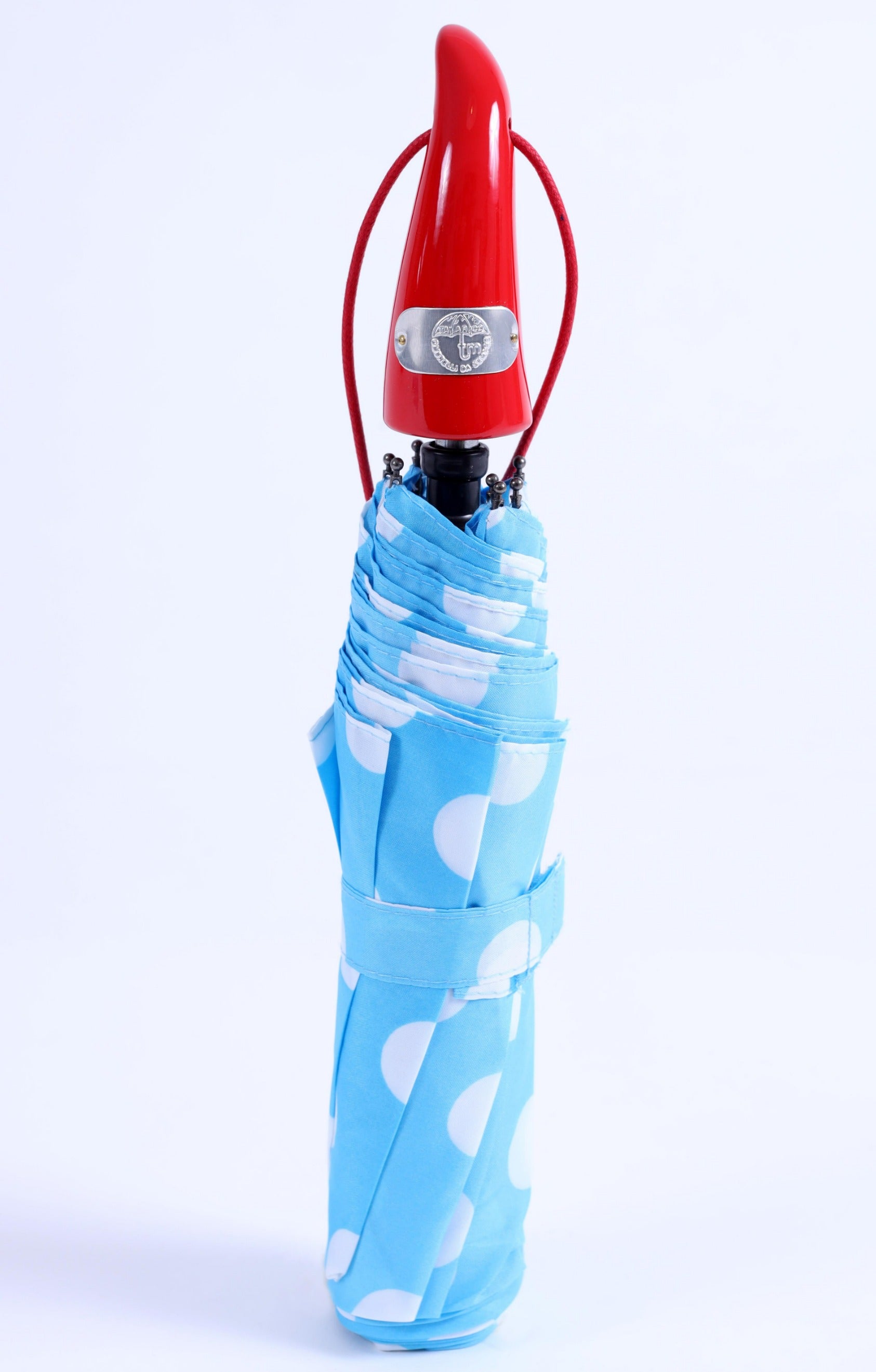 Cornetto rosso porta fortuna - Pois azzurro