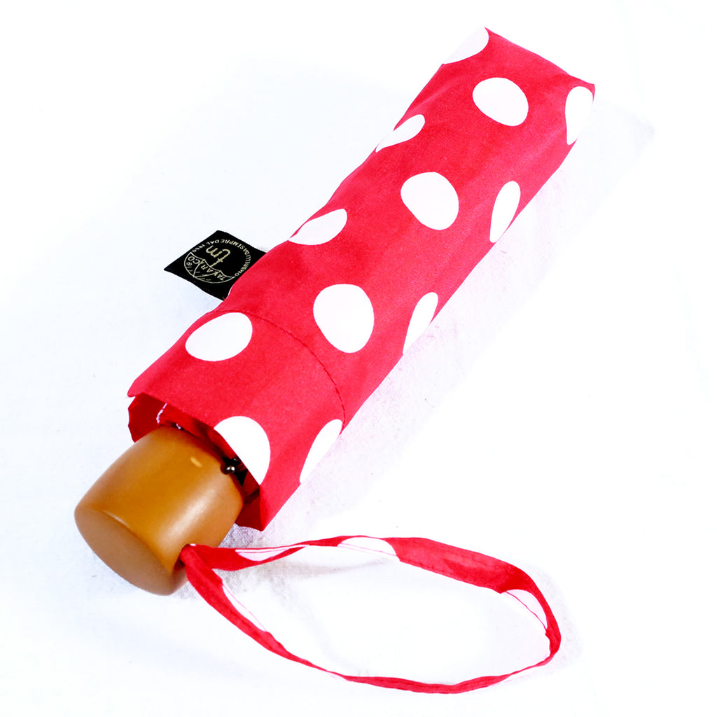 Pieghevole - Rosso pois bianchi