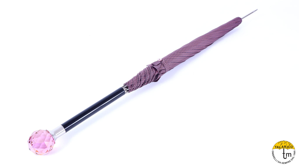 Pomello cristallo di Boemia rosa