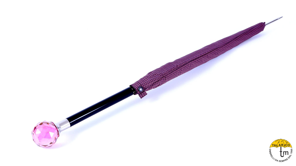 Pomello cristallo di Boemia rosa