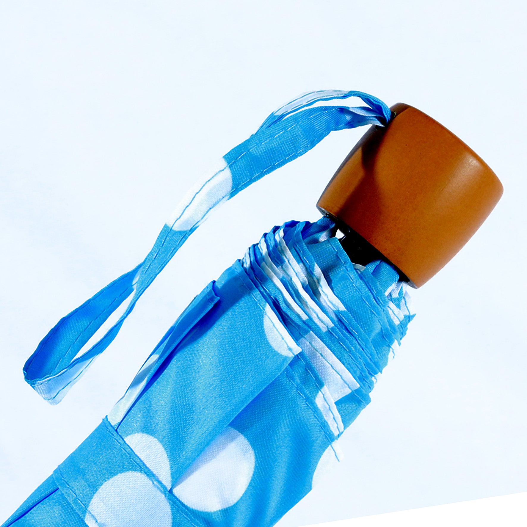 Pieghevole - Azzurro pois bianchi