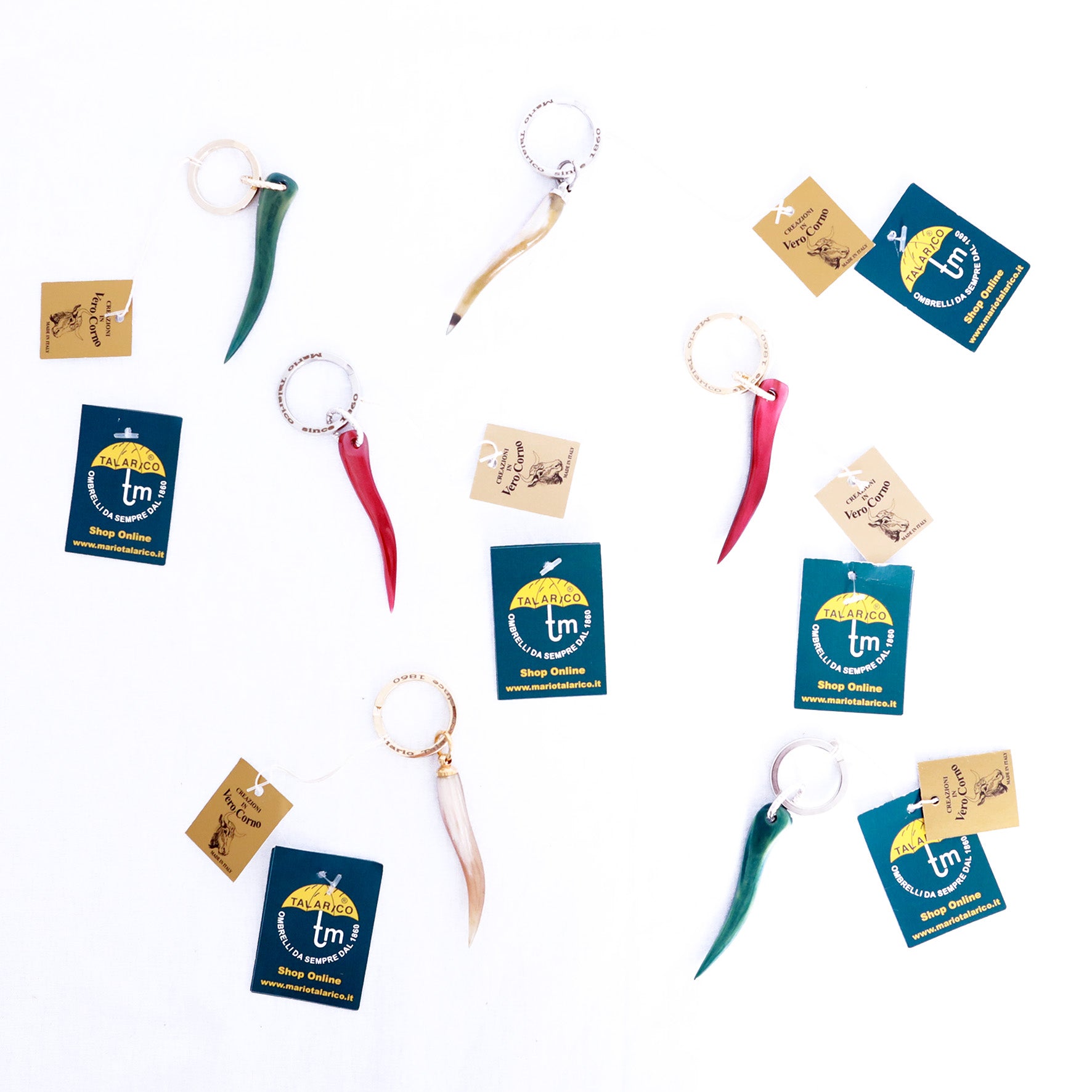 Portachiavi Napoletano - Red/Gold