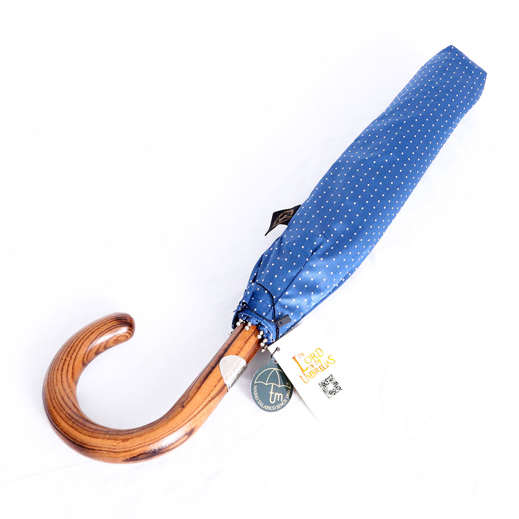 Noce Americana - Pois blue chiaro e bianco