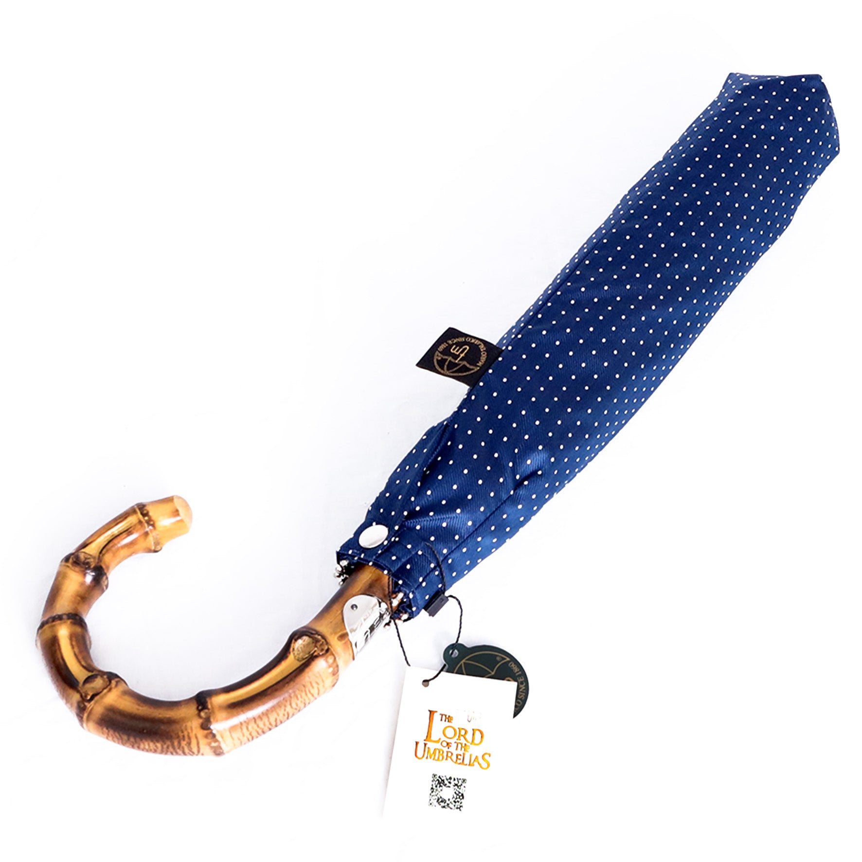 Bamboo Giapponese -  Blue pois bianchi