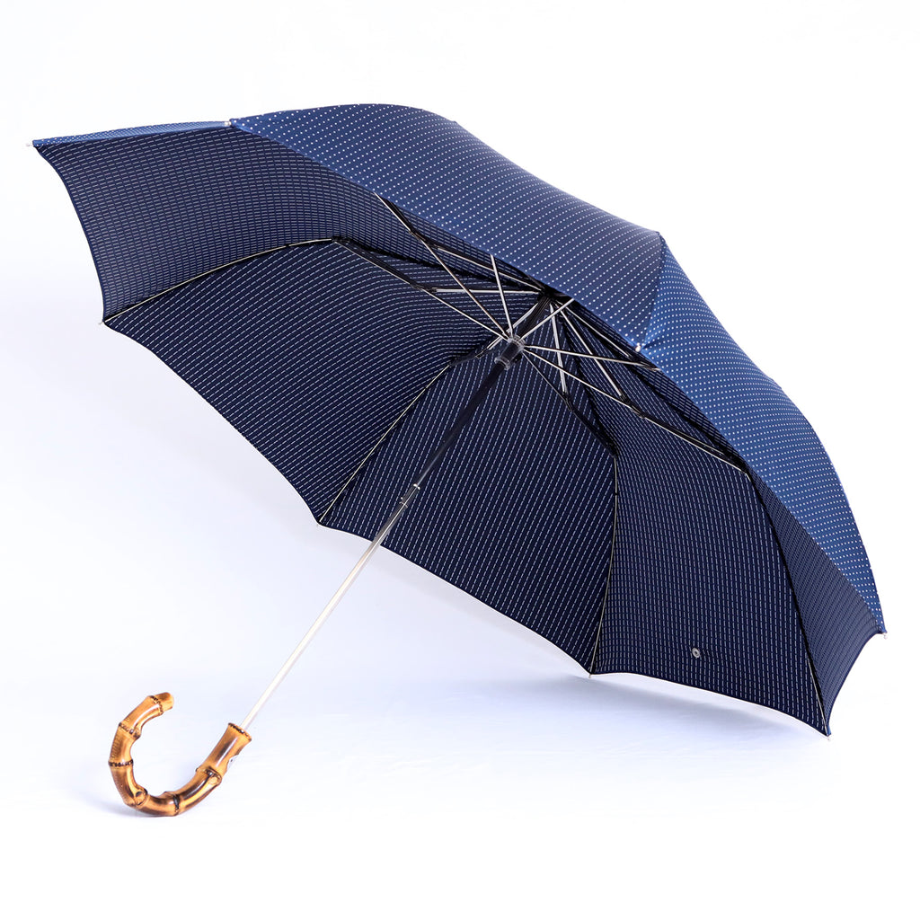 Bamboo Giapponese -  Blue pois bianchi