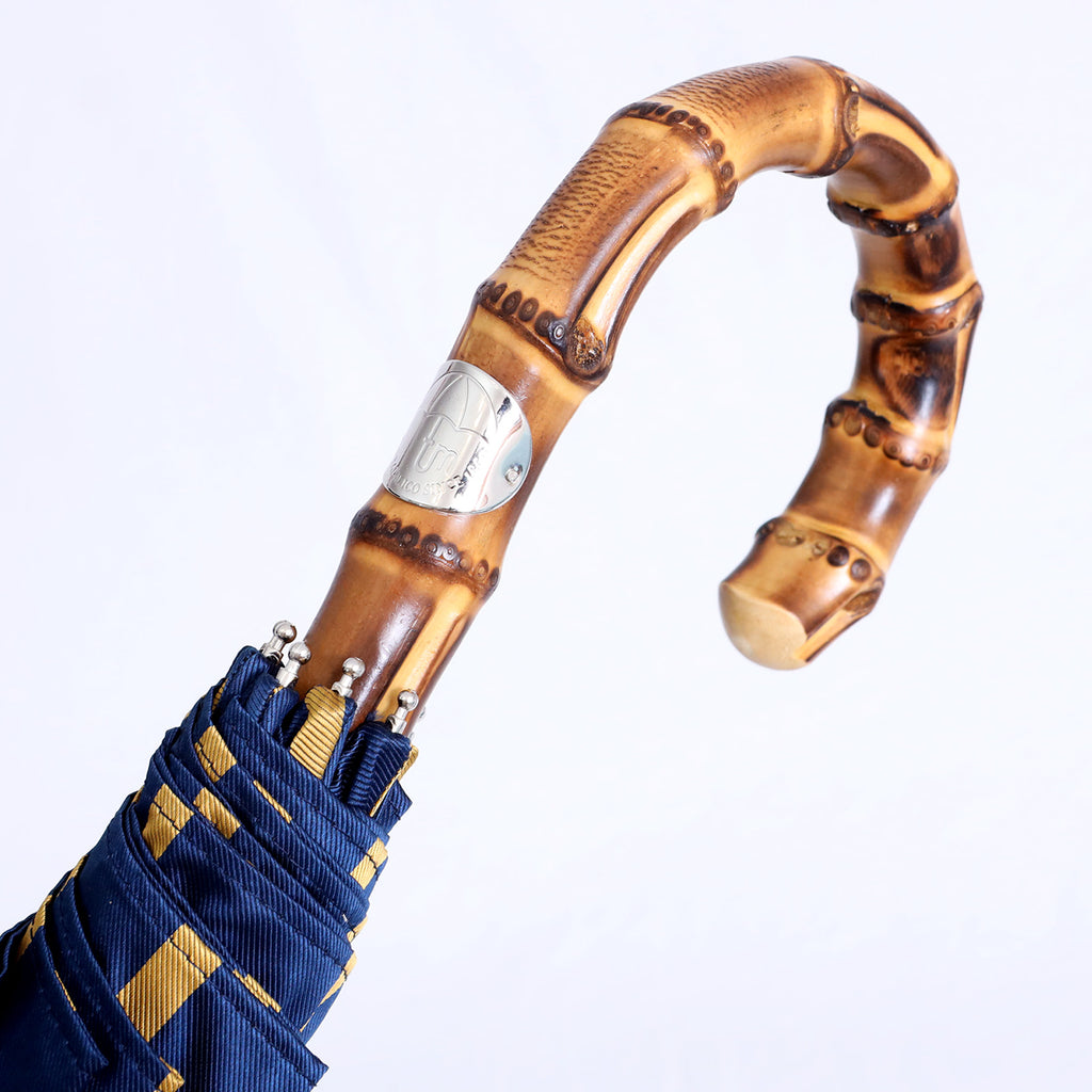 Bamboo Giapponese - Regimental blue e giallo
