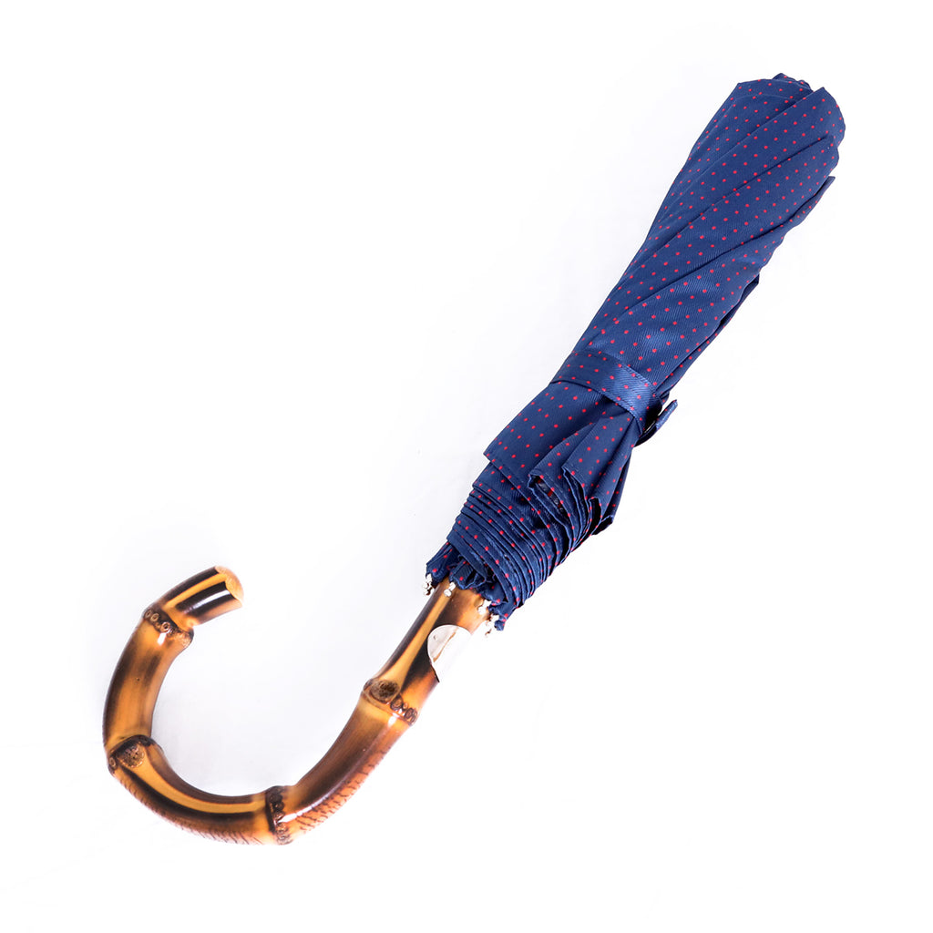 Bamboo Giapponese - Blue pois rosso