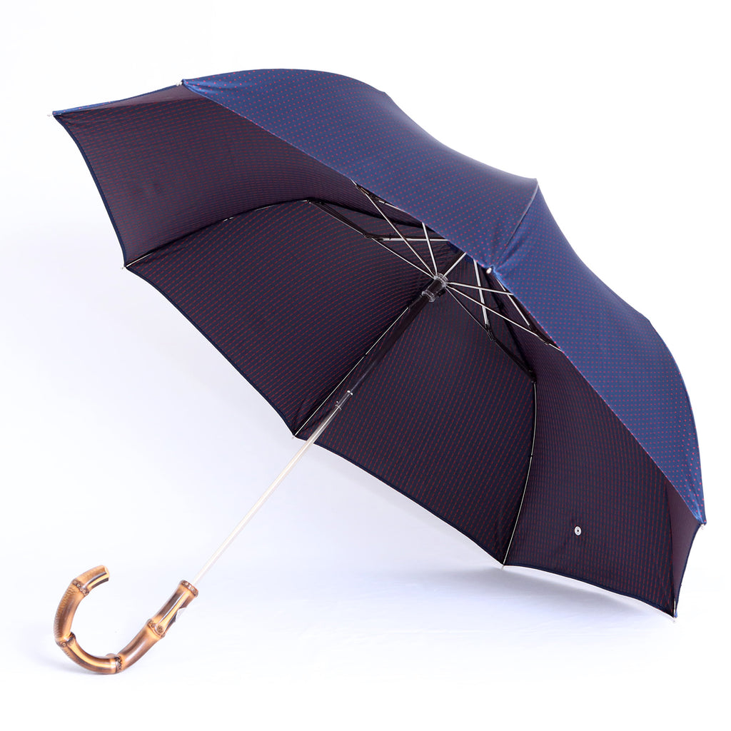 Bamboo Giapponese - Blue pois rosso
