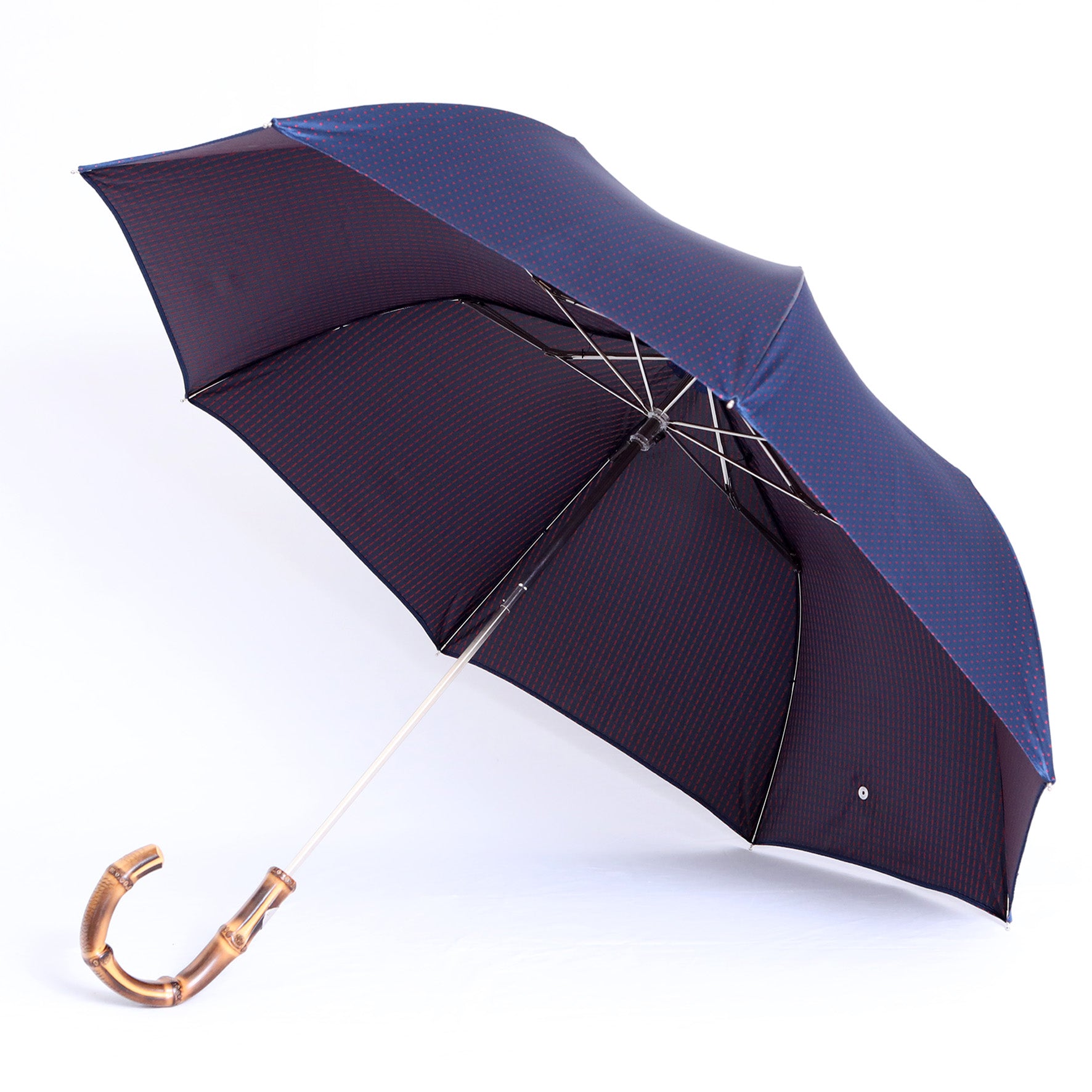 Bamboo Giapponese - Blue pois rosso