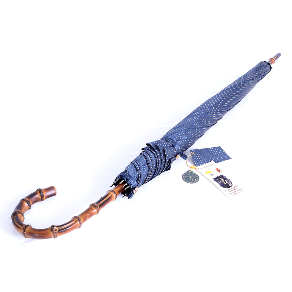 Whole Bamboo - Blue pois bianchi