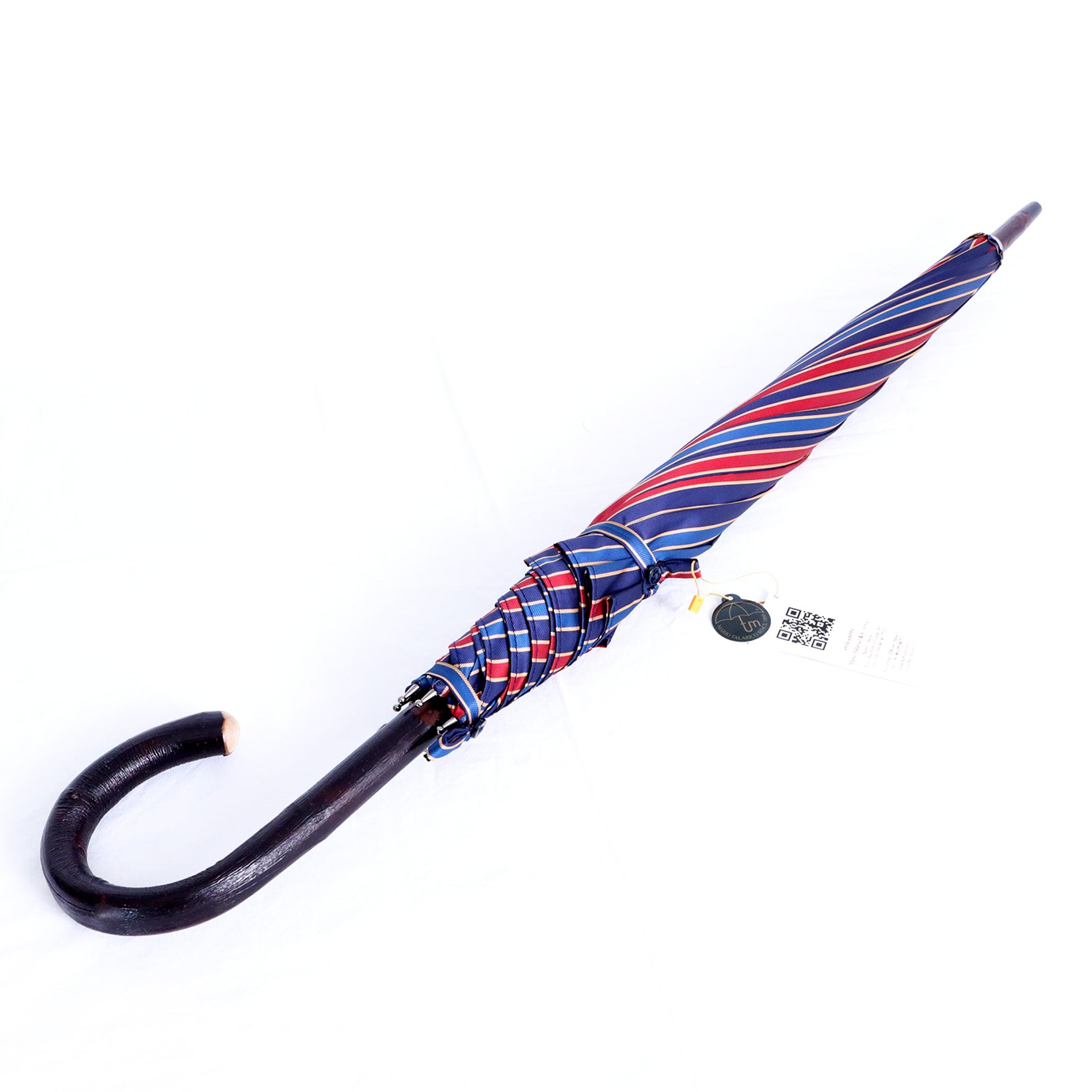 Castagno con corteccia intero -  Regimental rosso, giallo e blue