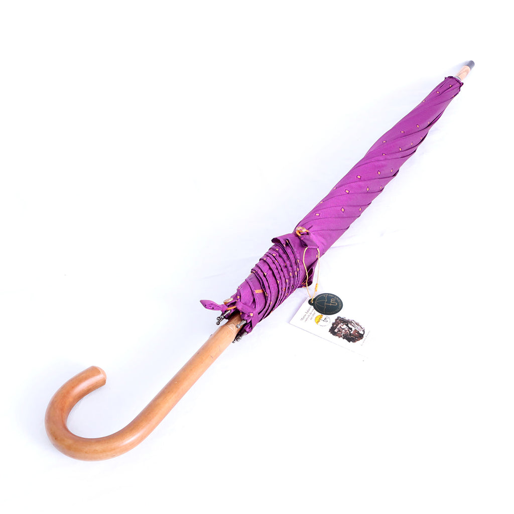 Malacca montata a collo d'oca - Fantasia fucsia