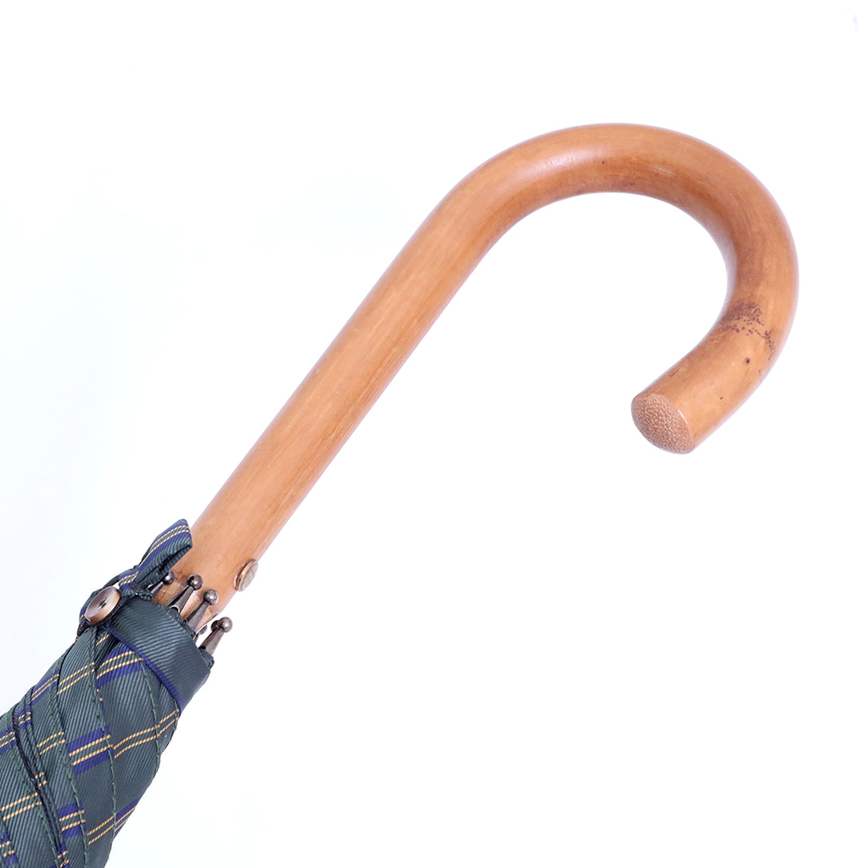 Malacca montata a collo d'oca - Regimental verde