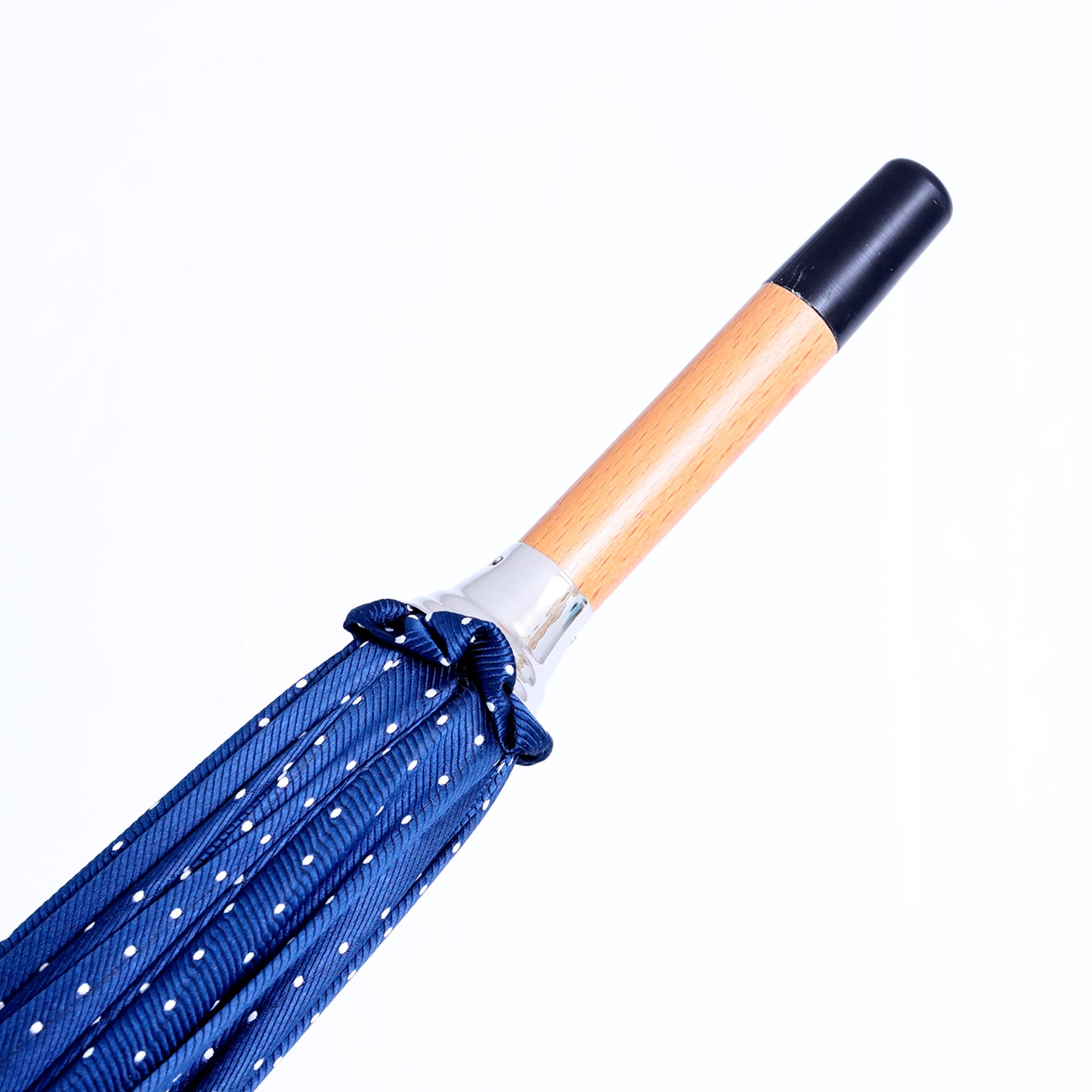 Bamboo - blue pois bianchi