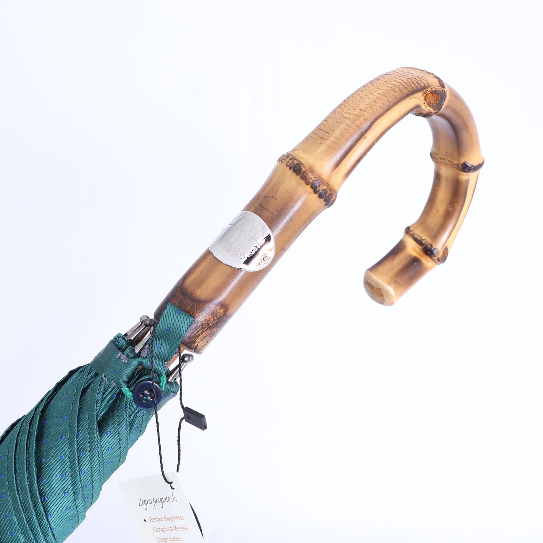 Bamboo - Verde pois blue