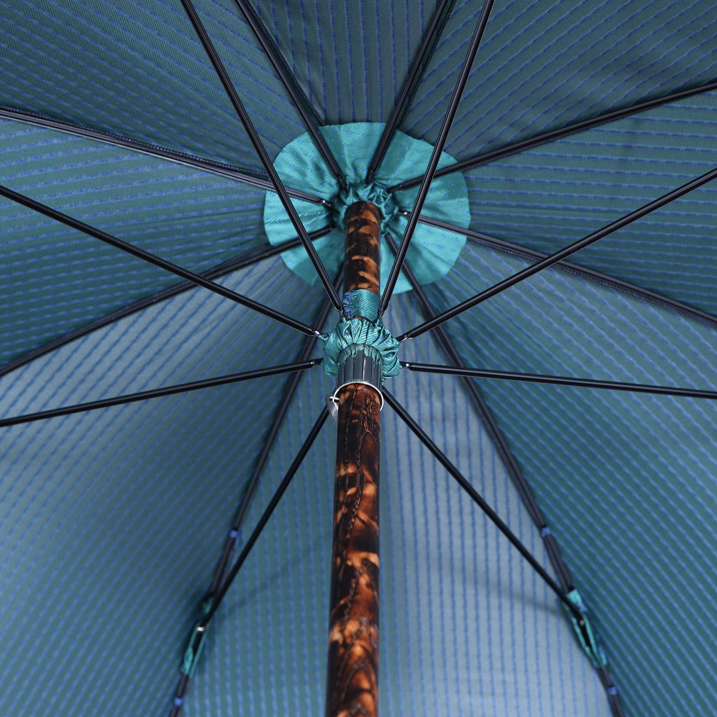 Hickory tigrato - Verde pois blue