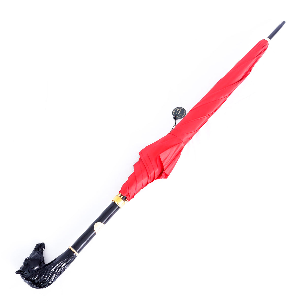 Cavallo dipinto a mano - Satin rosso