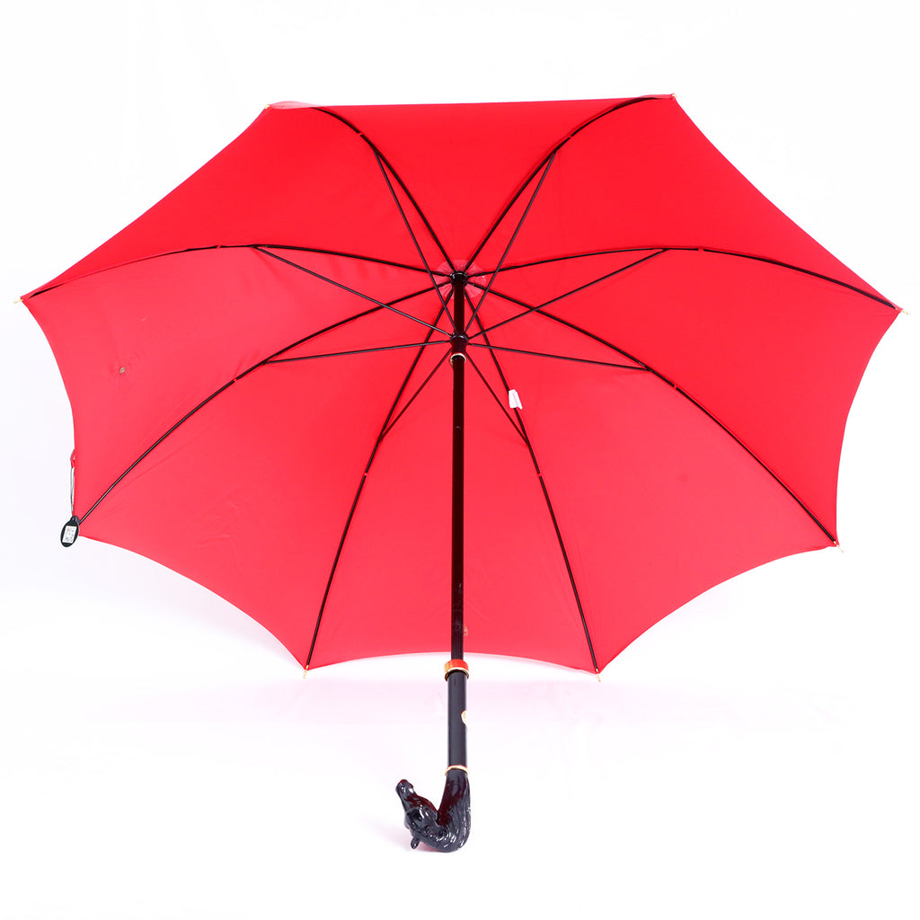 Cavallo dipinto a mano - Satin rosso