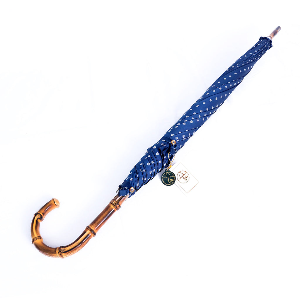 Whole Bamboo - Fantasia cravatta blue