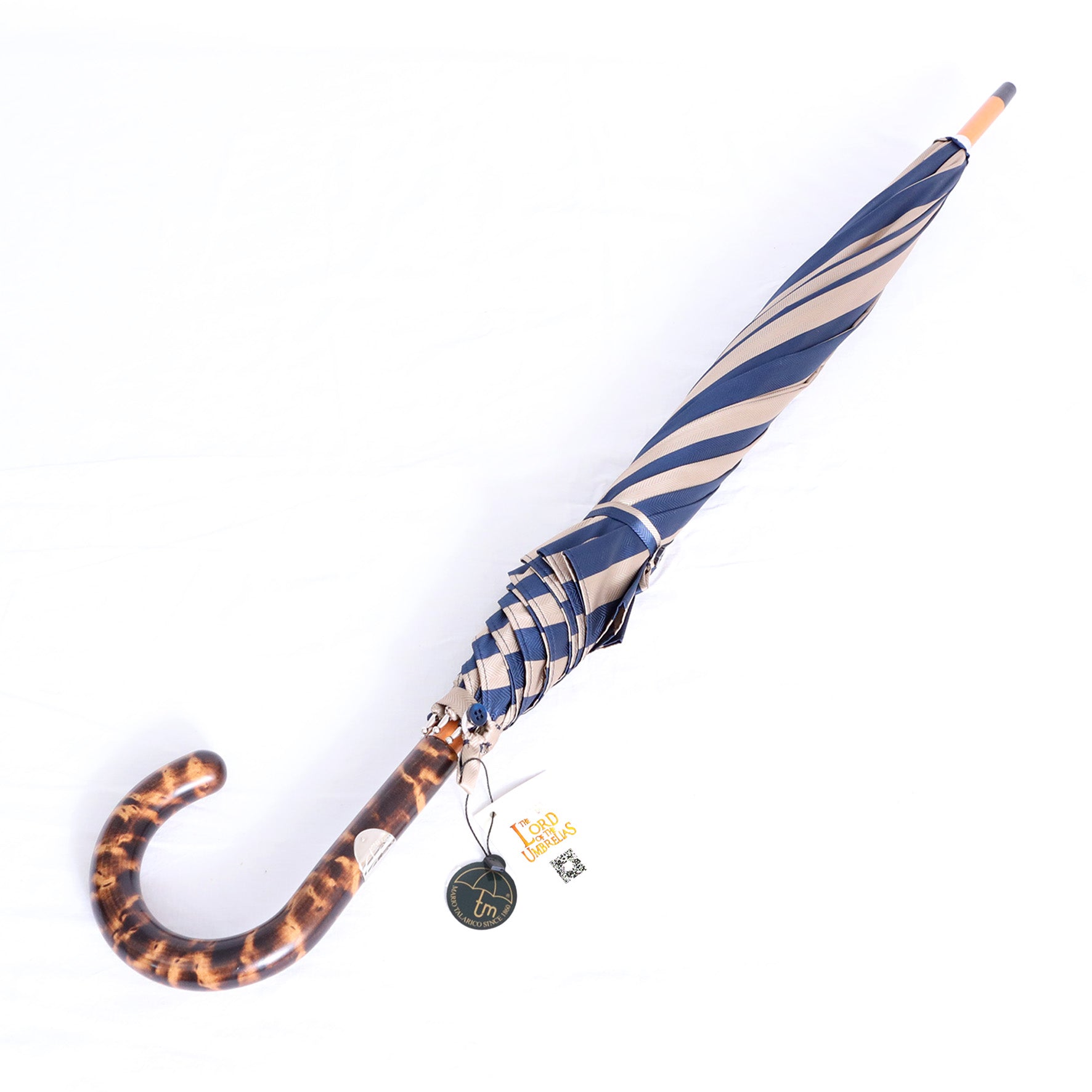 Hickory tigrato - Regimental Blue e beige