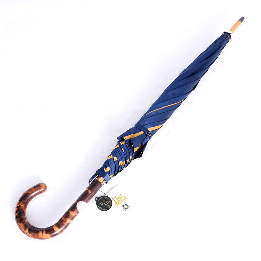Hickory tigrato - Regimental blue e giallo