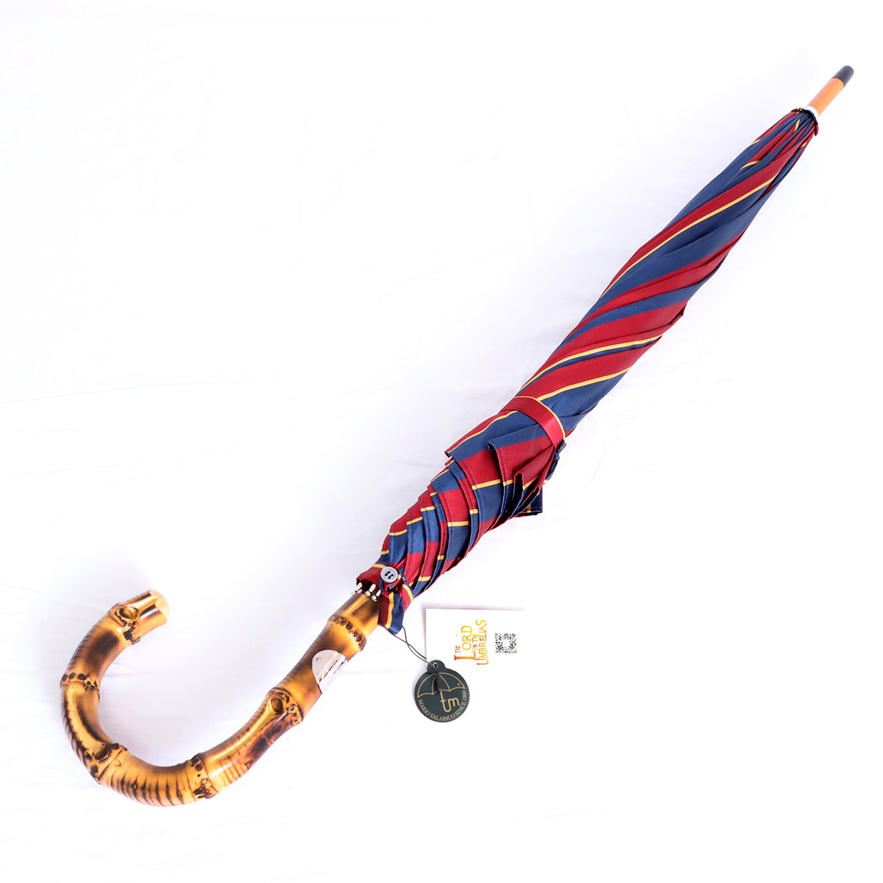 Bamboo Giapponese - Regimental Blue e rosso