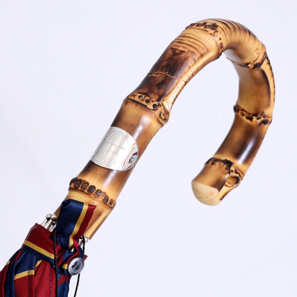 Bamboo Giapponese - Regimental Blue e rosso