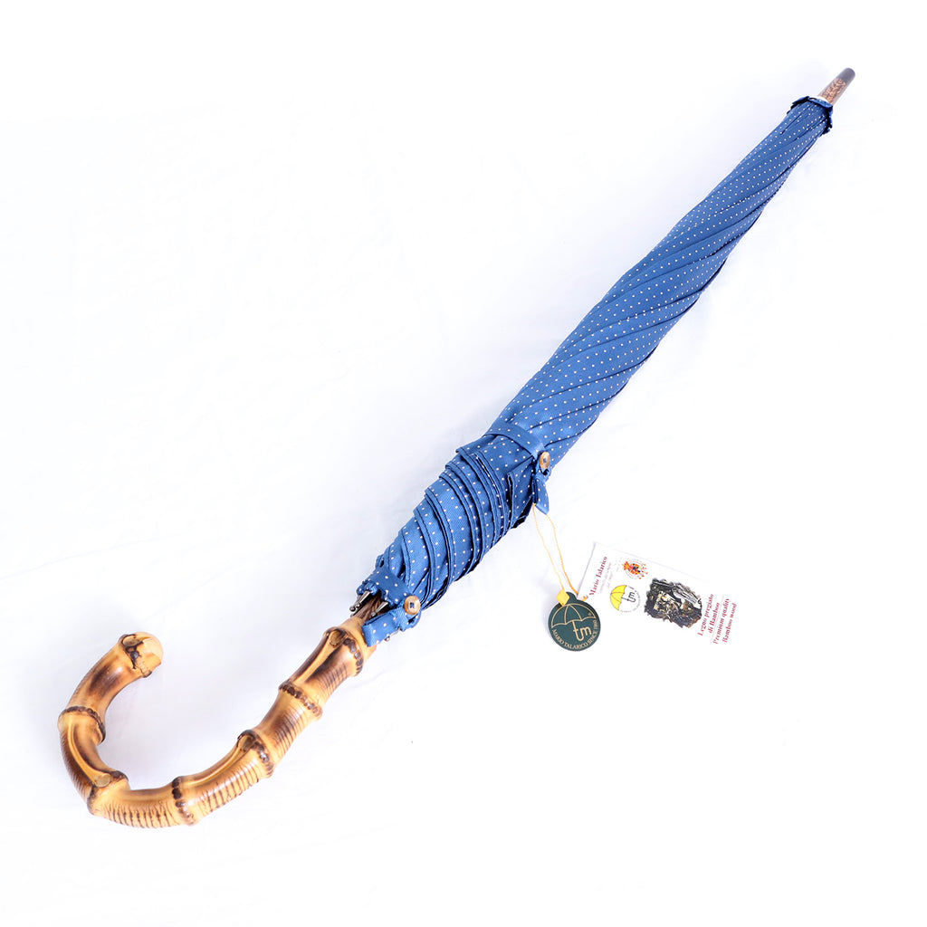 Bamboo - Blue e pois bianchi
