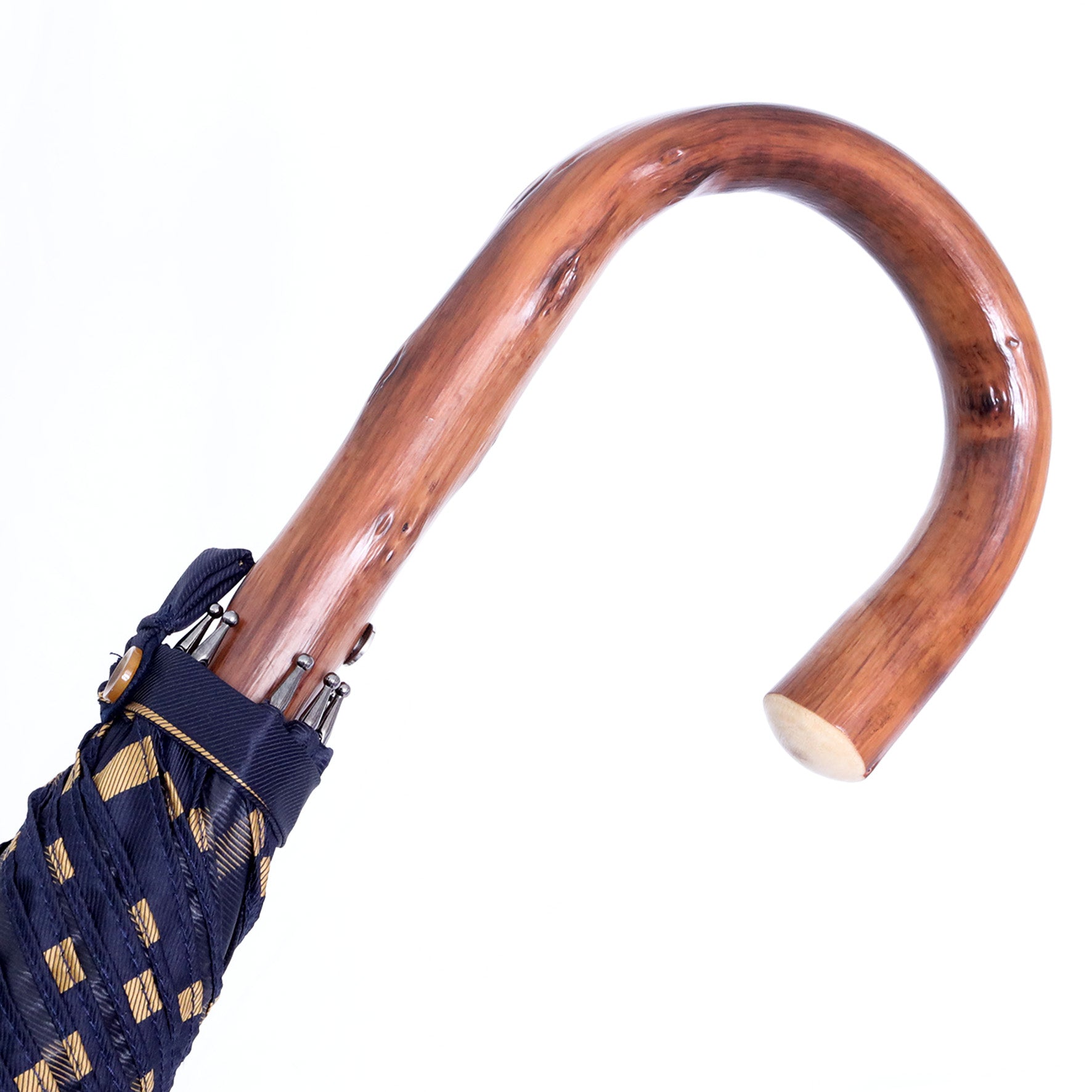 Castagno senza corteccia - Regimental blue e giallo