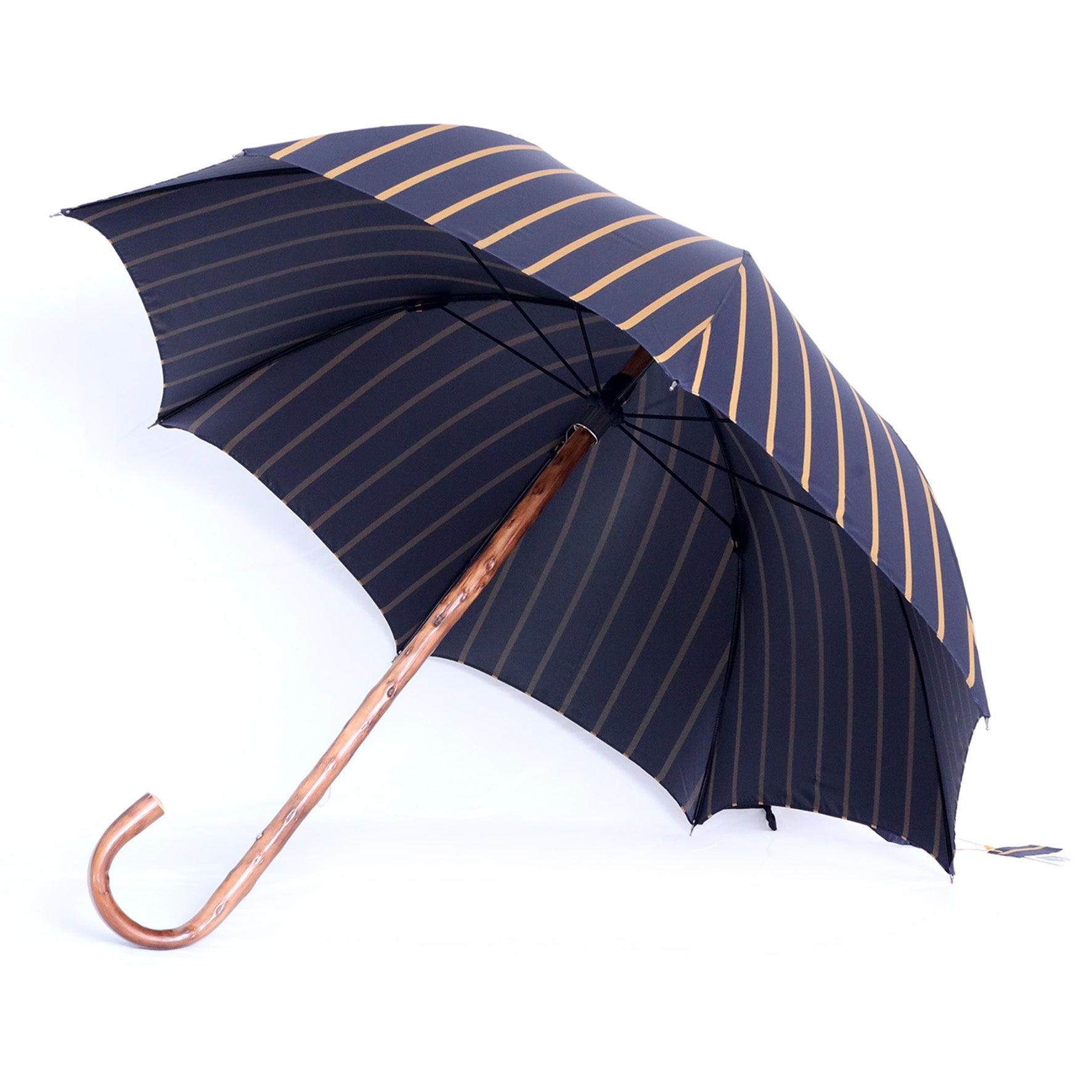 Castagno senza corteccia - Regimental blue e giallo