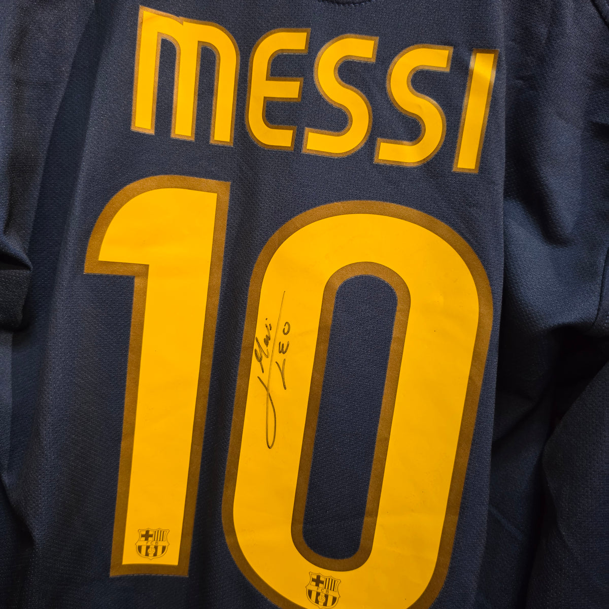 Maglia con autografo - Messi