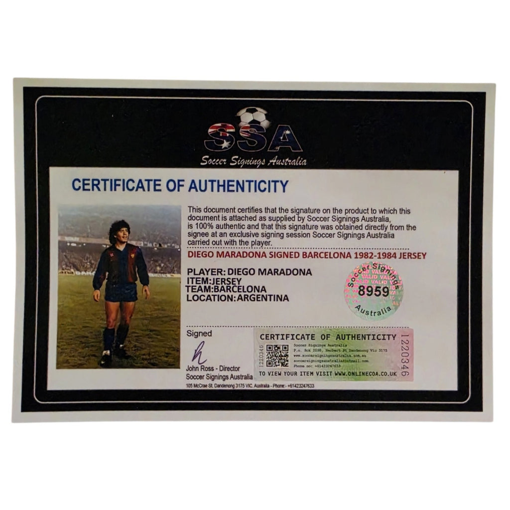 Maglia con autografo - Diego Armando Maradona