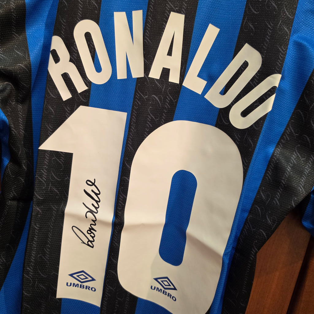Maglia con Autografo - Ronaldo Nazario
